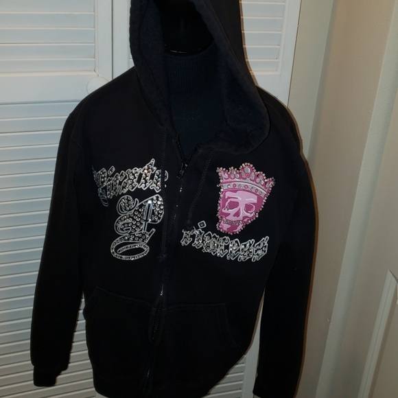 Disney Jackets & Blazers - Disney Pirates Caribbean sweatshirt bedazzled